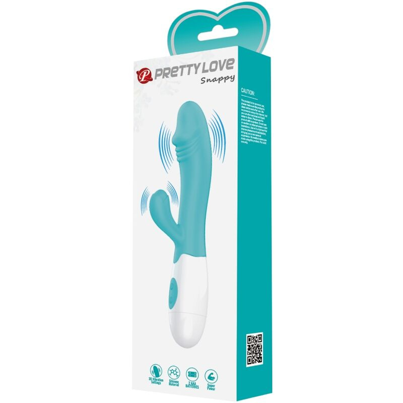 Pretty love - snappy g-spot vibrator aqua green 8