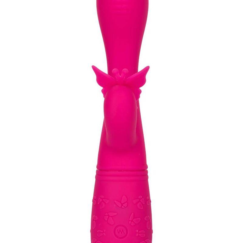 California Exotics Butterfly Kiss Flutter Pink 8
