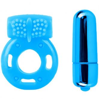 Neon Vibrating Kit Blue