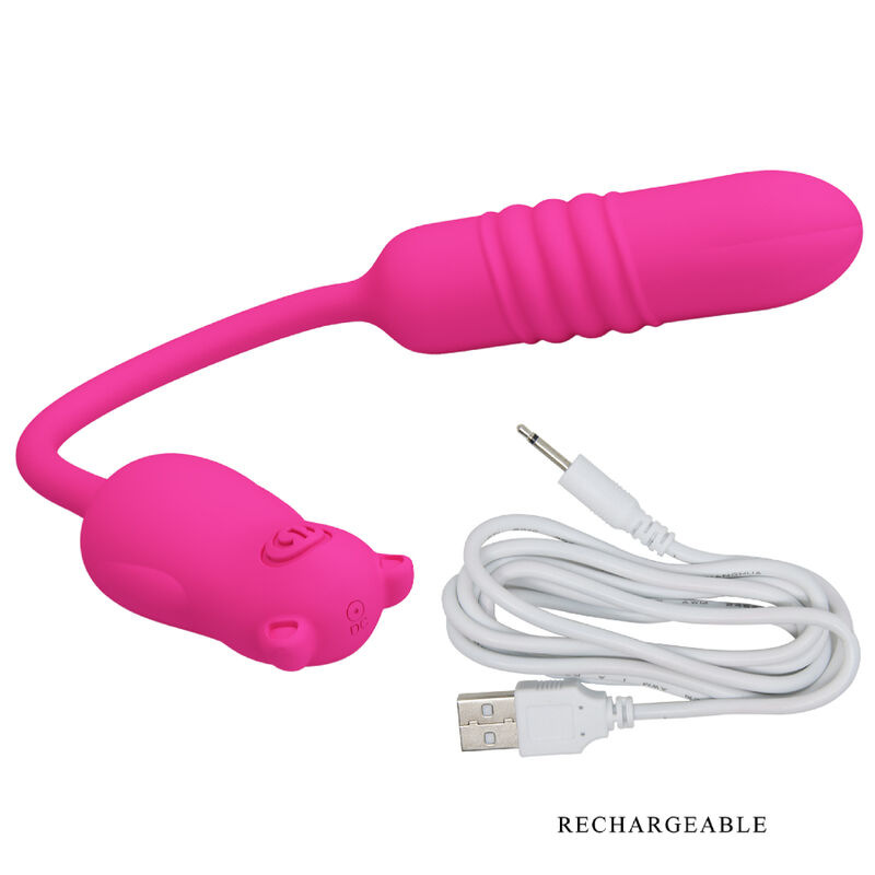 Pretty love - nobikuma pink silicone vibrating bullet 5