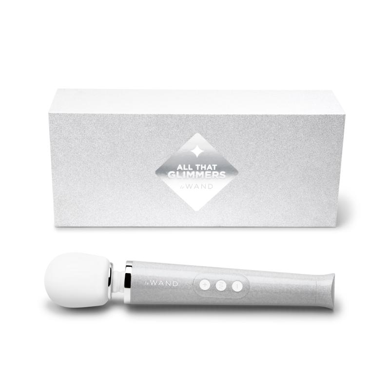 Le Wand - Petite All That Glimmers Rechargeable Vibrating Massager White