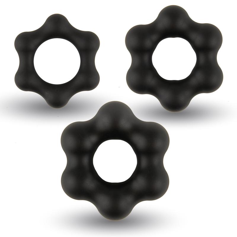 Velv'or - Rooster Milo Pack Set Of Robust Cock Rings 7
