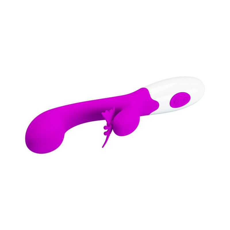 Pretty love - butterfly kiss 30 function rabbit vibrator purple 6