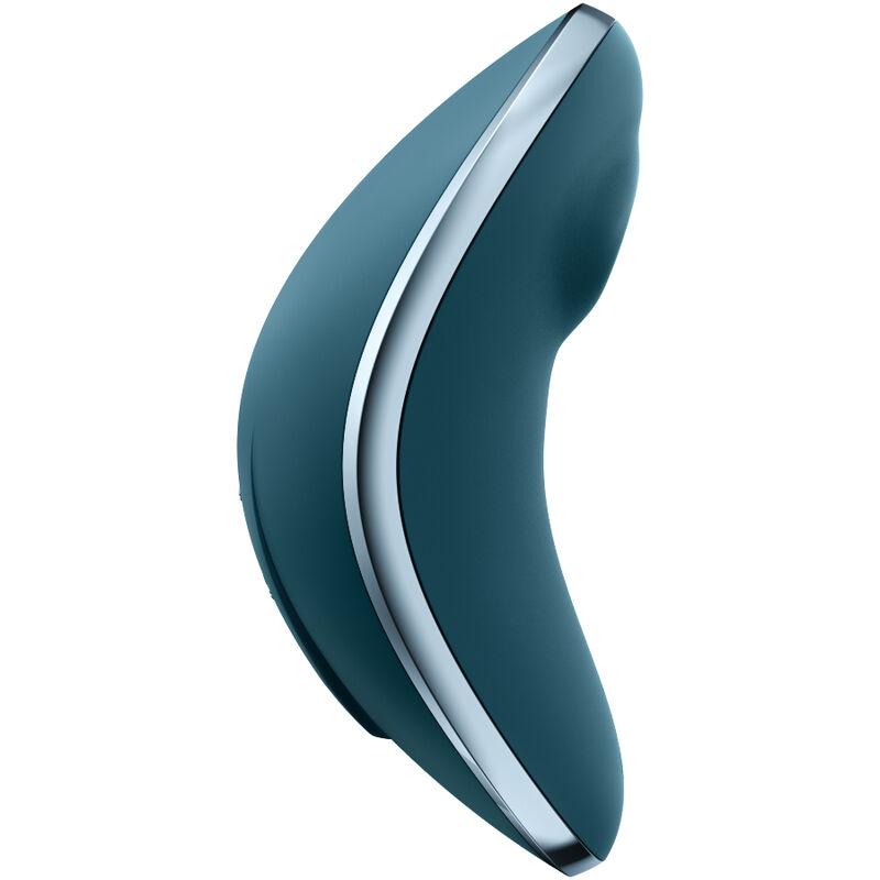 Satisfyer Vulva Lover 1 Air Pulse Stimulator & Vibrator Blue - Stimulátor Klitorisu
