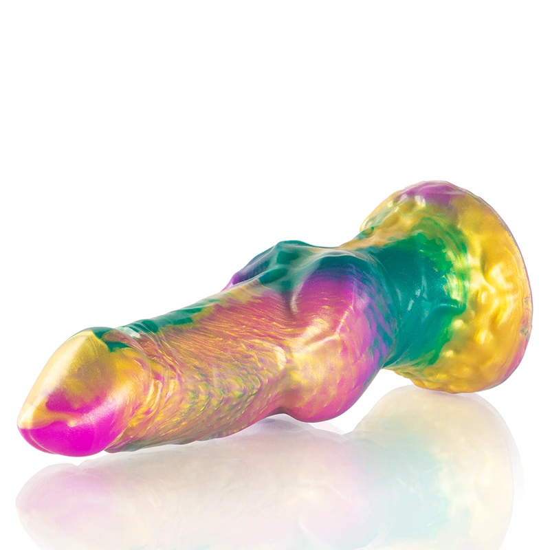 Epic - iris dildo with rainbow testicles of pleasure 4