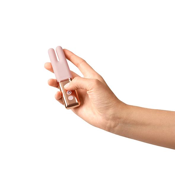 Le Wand - Deux Twin Motor Rechargeable Vibrator Rose Gold 12