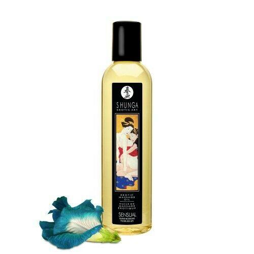 Shunga - Massage Oil Island Blossoms (Ostrovný Kvet) 250ml - Masážny Olej