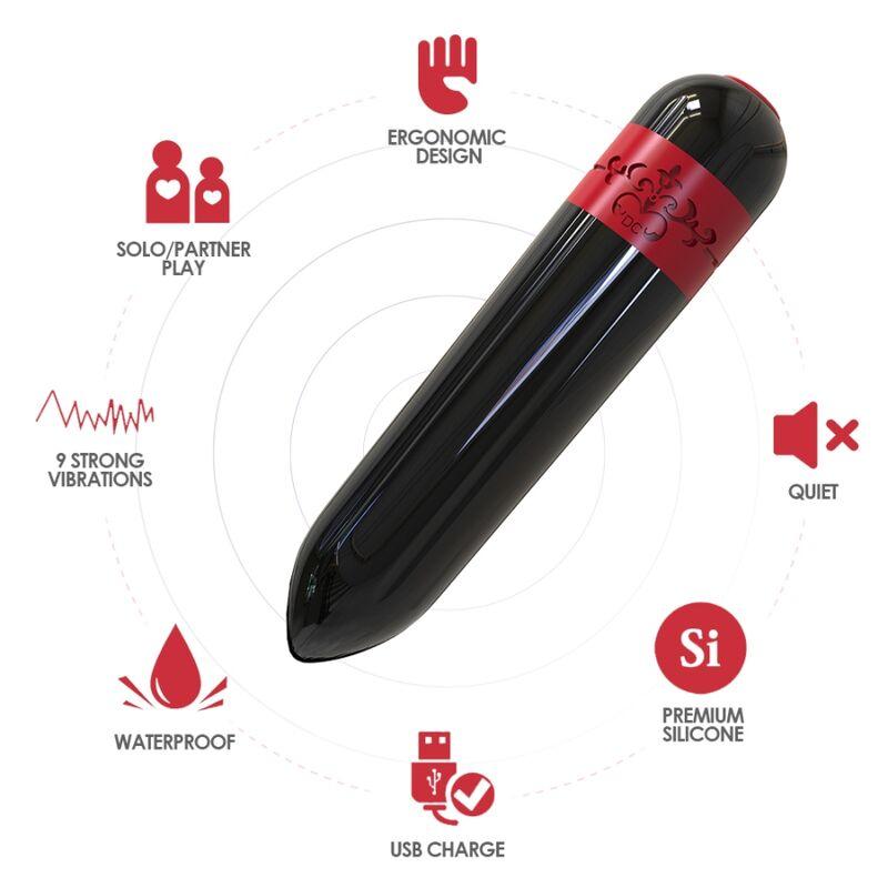 Armony - Rocket Vibrator Bullet Remote Control Black