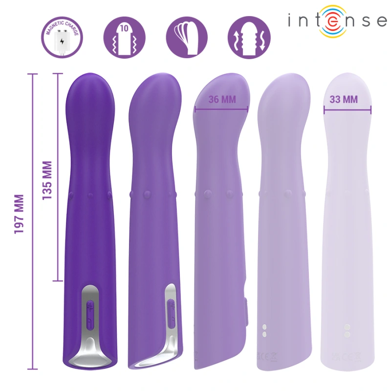 Intense - helena beads up & down wiggle vibrator 13.5 cm 2