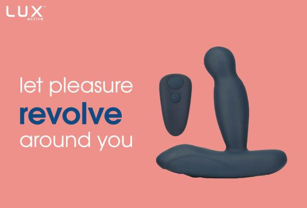 Lux Active - Revolve Rotating And Vibrating Massager Blue