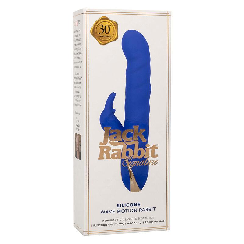 Calexotics - Jack Rabbit Vibrator Wave Motion Blue 9