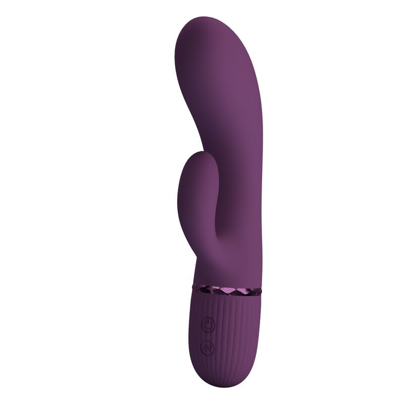Pretty love - margie rechargeable rabbit vibrator 10 functions purple 1