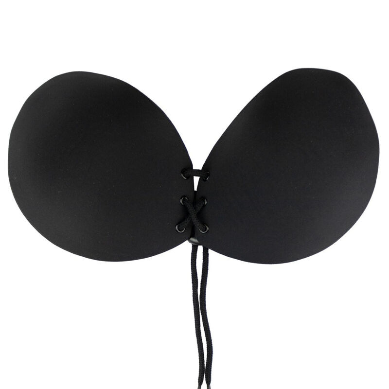 Bye-bra - bra adhesive interlaced black cup c 3