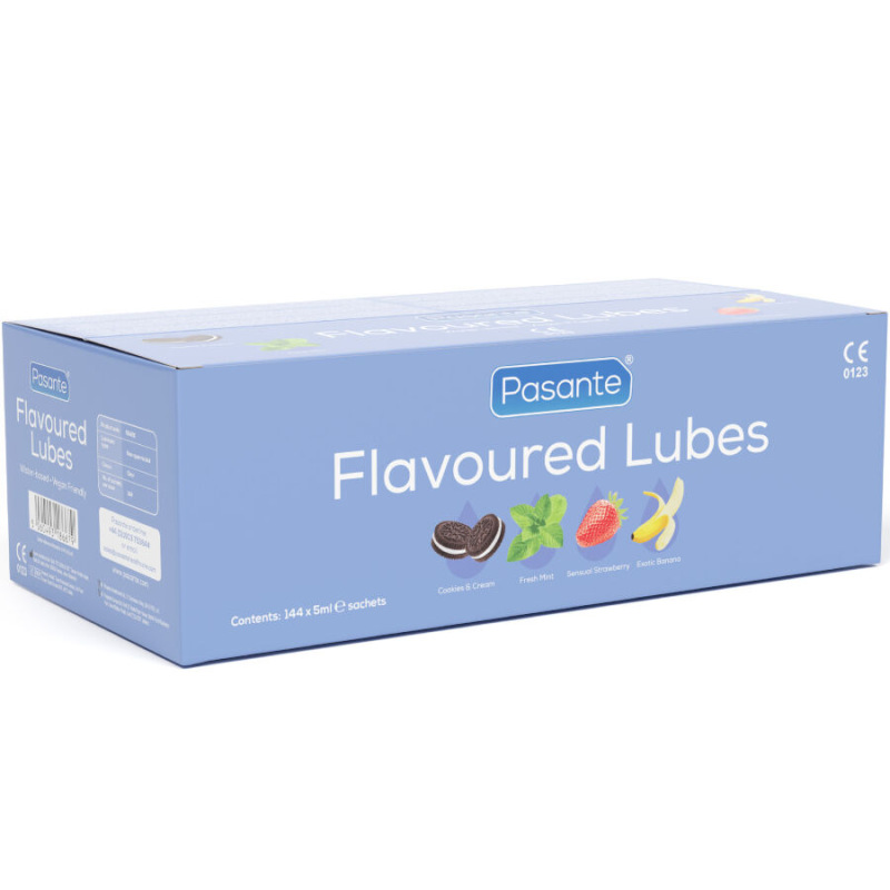 Pasante - flavor lubricants box 144 units 5 ml