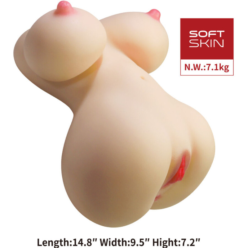 Crazy bull - fiona realistic female torso vagina and anal 7.1 kg 1