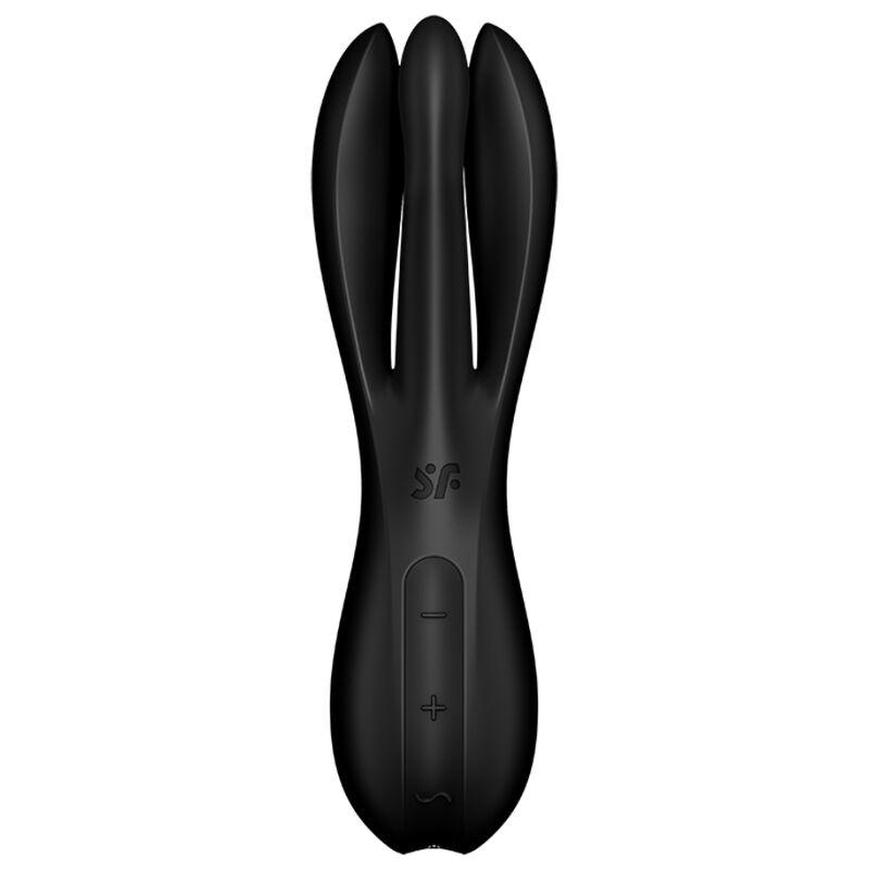 Satisfyer Threesome 2 Vibrator - Black 1
