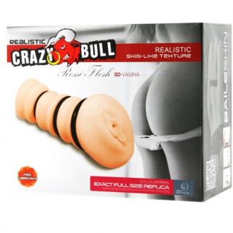 Crazy Bull - Masturbating Sleeve With Rings  - Vagina Model