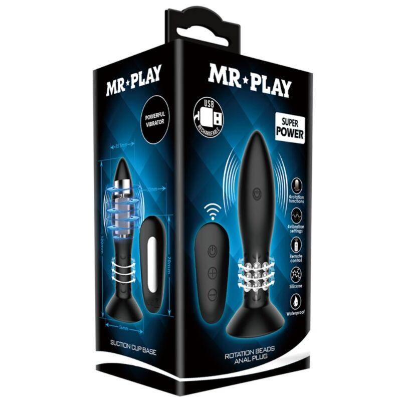 Mr Play - Plug With Black Rotating Balls Remote Control