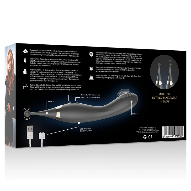 Ibiza - interchangeable clitoral stimulator and pulsation g spot vibrator 7