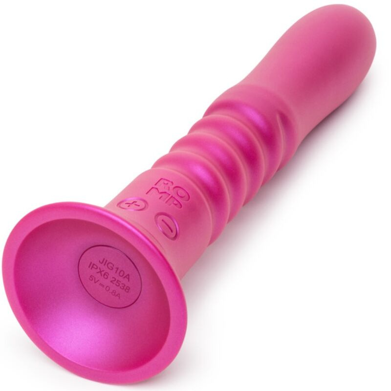 Romp - jiggle up and down vibrator with pink suction cup 1