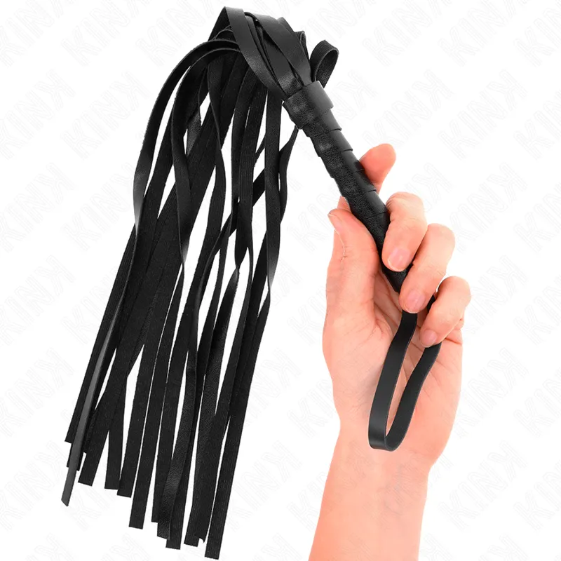 Kink - Simple Black Whip 45 Cm 2