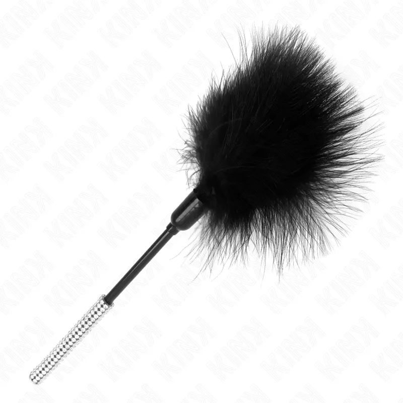 Kink - Tickle Feathers With Rhinestone Handle 27 Cm 1