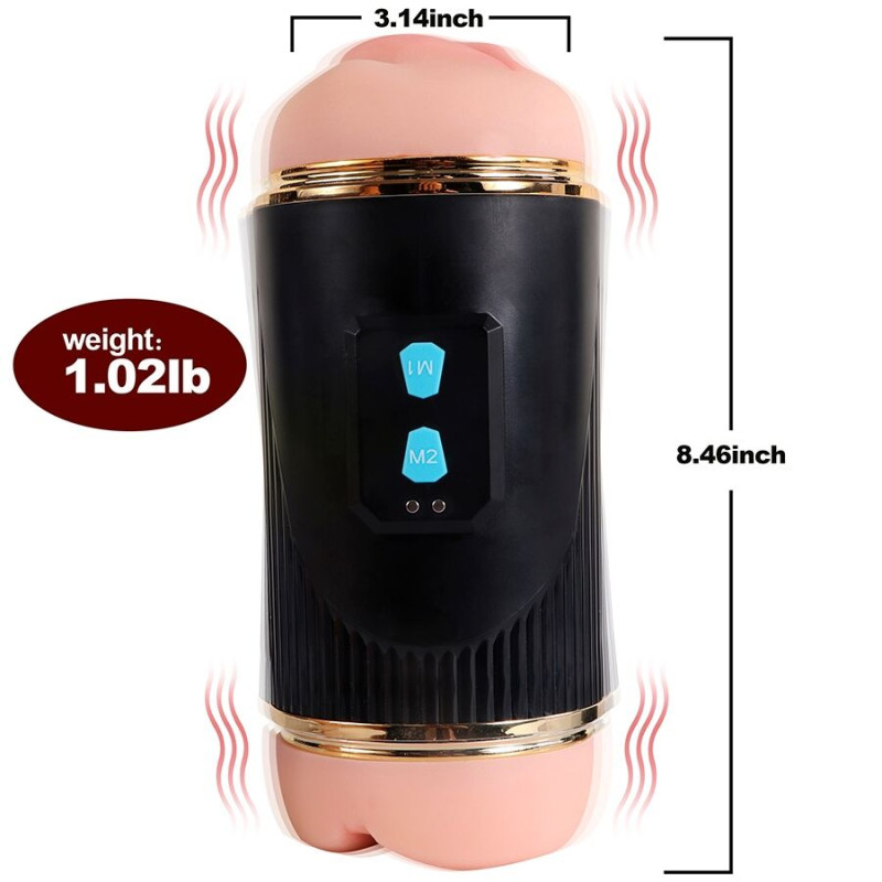 Shequ - kay double masturbator with dual mouth and vagina vibration 10