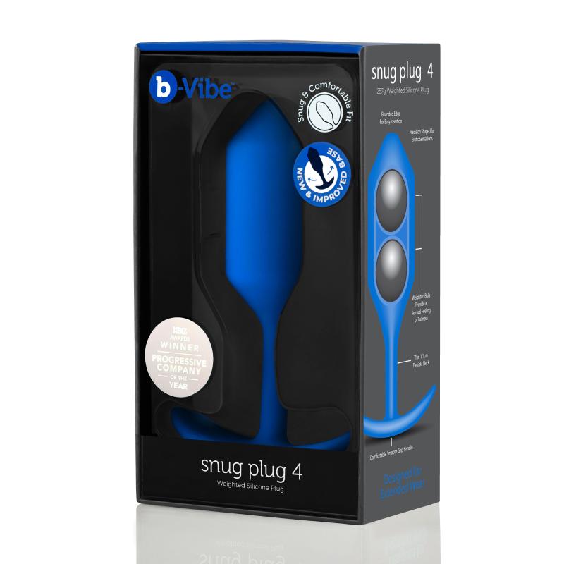 B-Vibe - Snug Plug 4 Navy 1