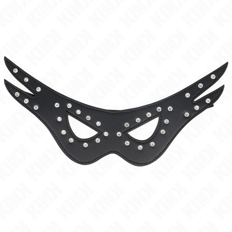 Kink - sexy leatherette mask model 2 27 x 13 cm 2