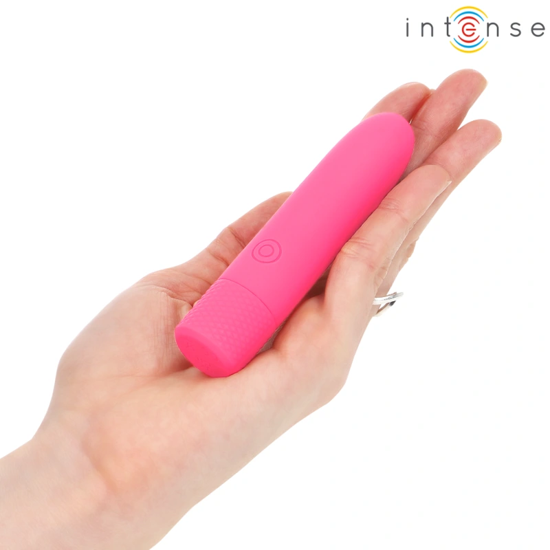 Intense - symone usb rechargeable vibrating bullet 8 vibrations pink 10 x 2.2 cm 5