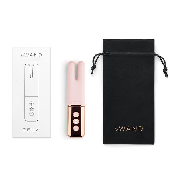 Le Wand - Deux Twin Motor Rechargeable Vibrator Rose Gold 9