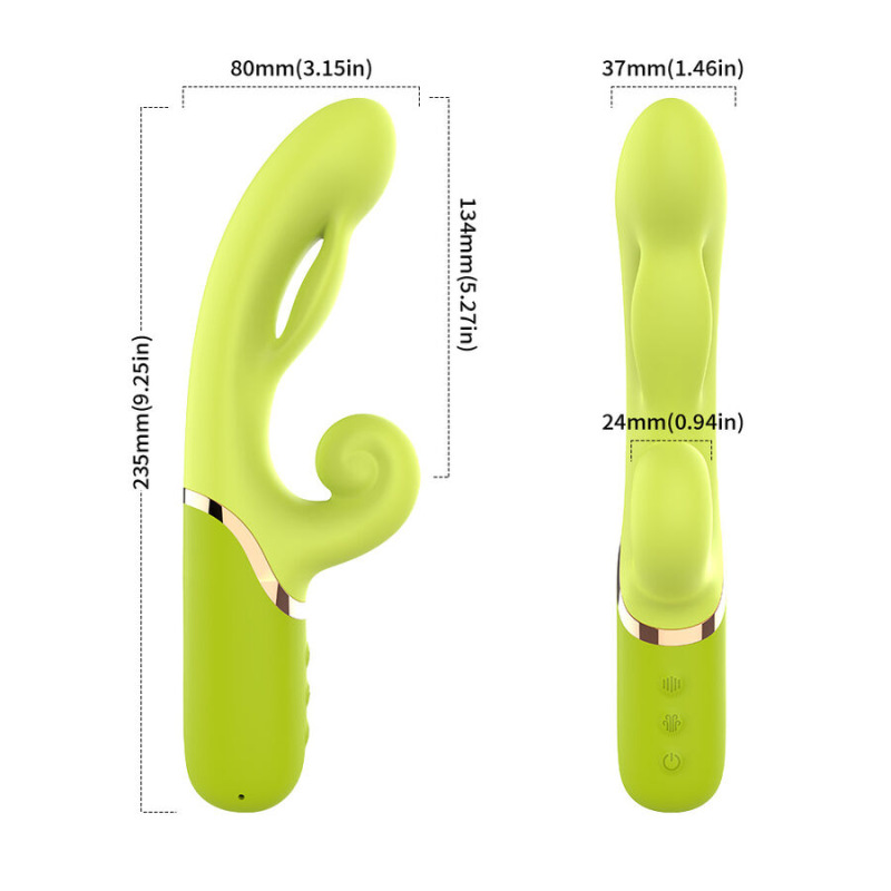 Armony - inflabe point a to stimulator vibrator green 4