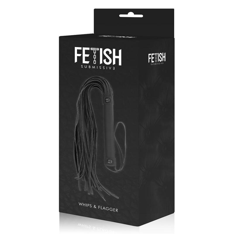 Fetish SubmissiveFlogger Vegan Leather - Bič 5