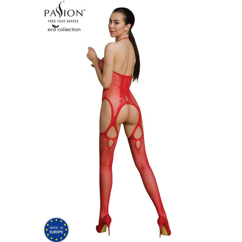 Passion - Eco Collection Bodystocking Eco Bs013 Red