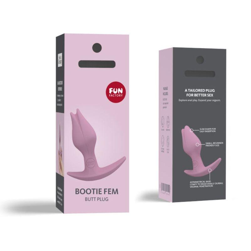Fun Factory - Bootie Fem Female Anal Butt Plug Rose 1