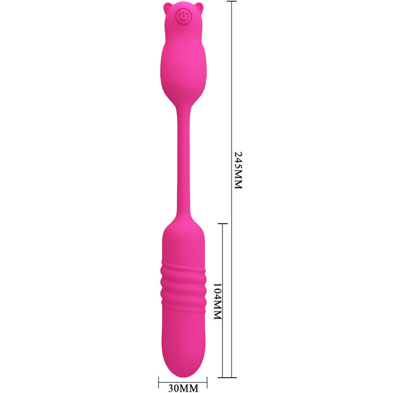 Pretty love - nobikuma pink silicone vibrating bullet 6