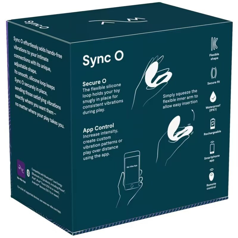 We-vibe - sync o flexible vibrator remote control dark green 13
