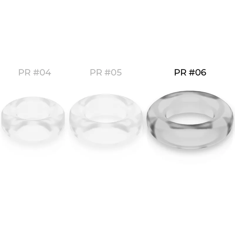 Powering Super Flexible Resistant Ring  5.5cm Pr06 Clear 3