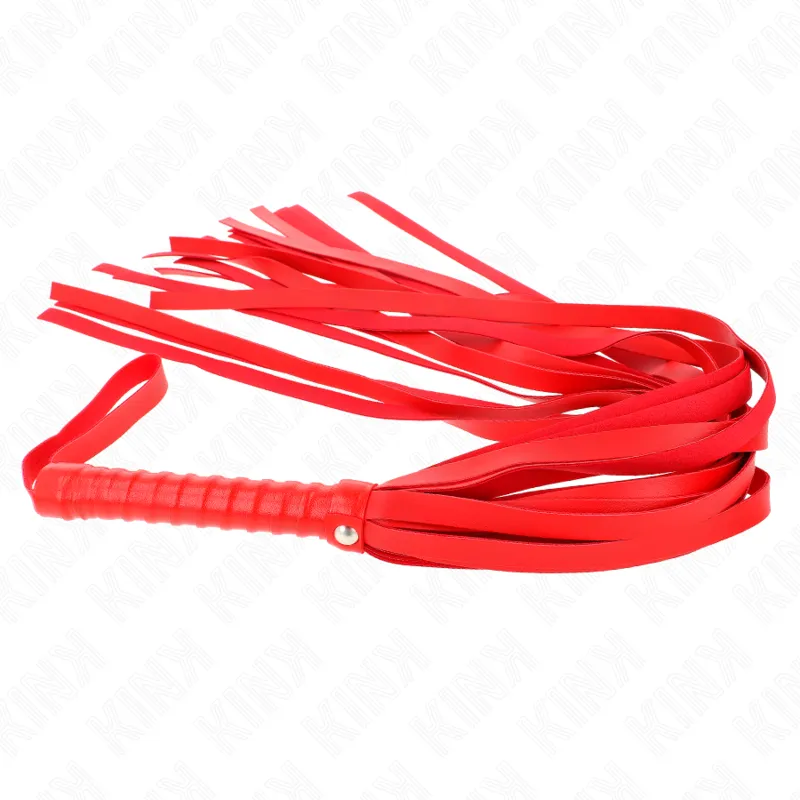 Kink - Red Short Handle Long Tail Whip 70 Cm