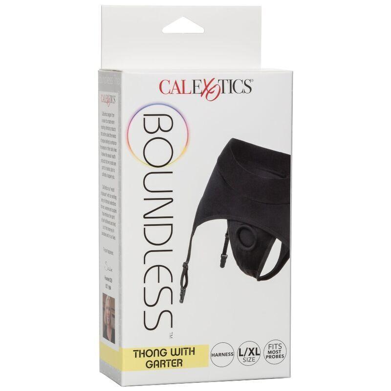 Calex Boundless Thong With Garter S/M