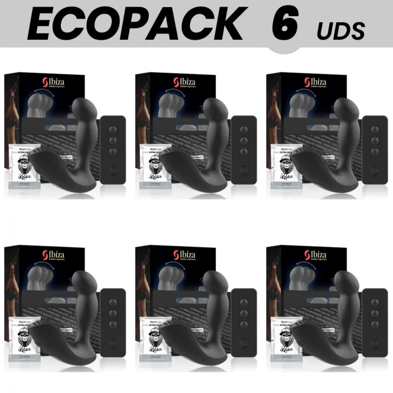 Ecopack6 Units - Ibiza Anal Massager Remote Control 11 X 4 Cm