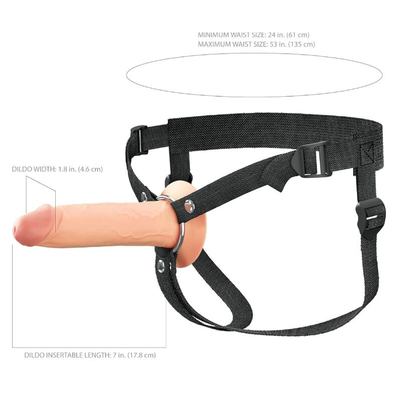 Fantasy x-tensions elite - 20.3 cm hollow silicone strap-on 5