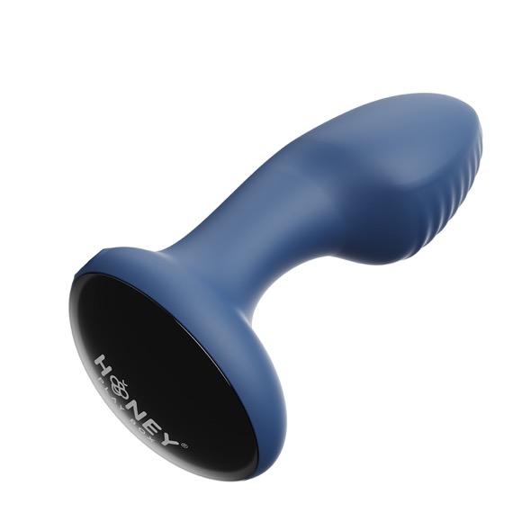 Honeyplaybox - Frenzy-Pressure Sensing App-Controlled Rotating Butt Plug Blue