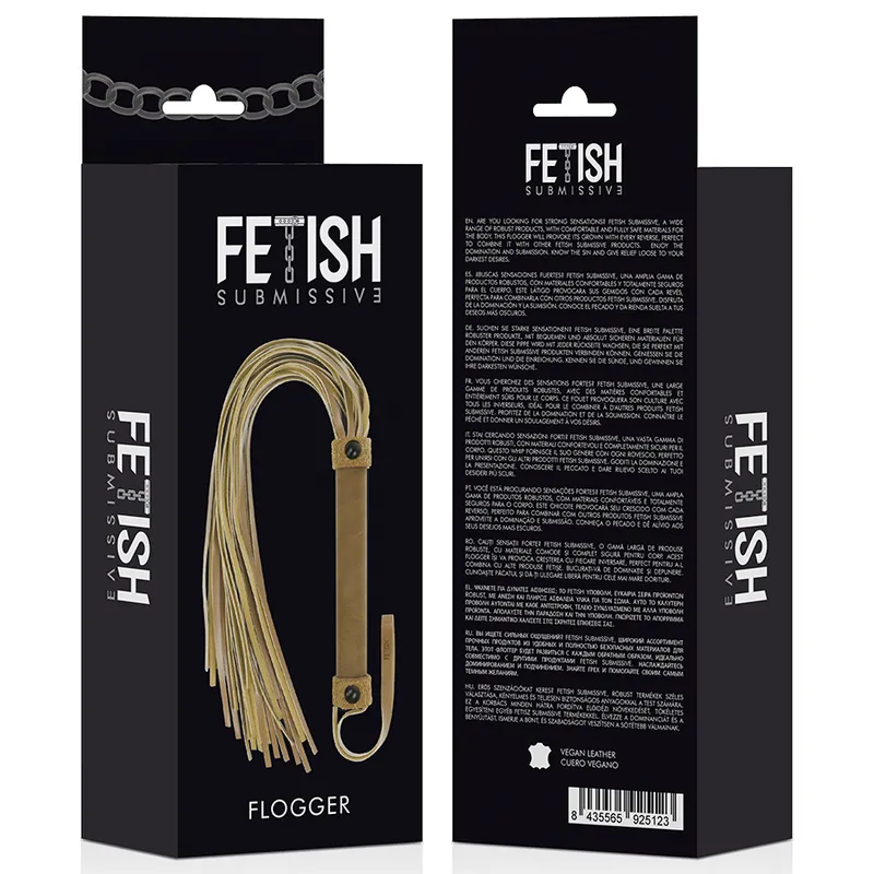 Fetish Submissive Origin  Flogger Vegan Leather - Bič 5