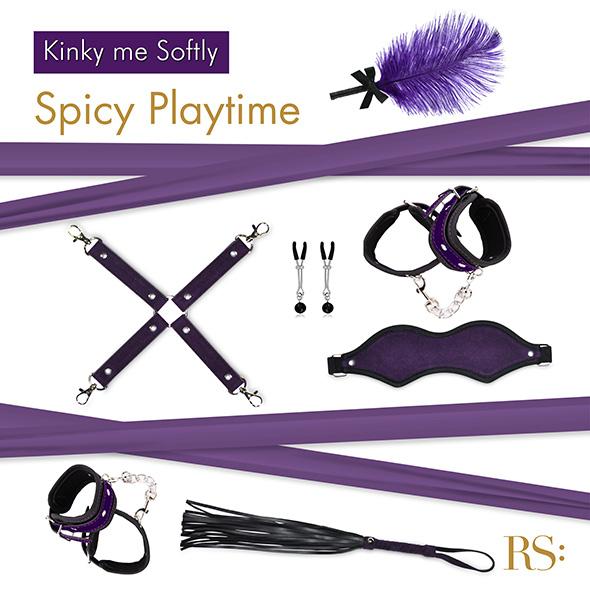 Rs - Rs Soiree Kinky Me Softly Bdsm Set Black Purple