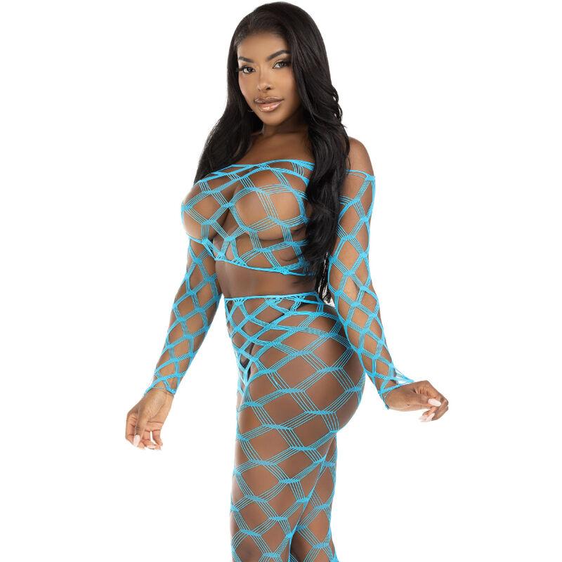 Leg Avenue - Top & Leggins Hardcore Blue 4