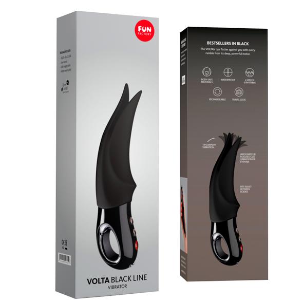 Fun Factory - Volta Clitoral Vibrator Black Line 4