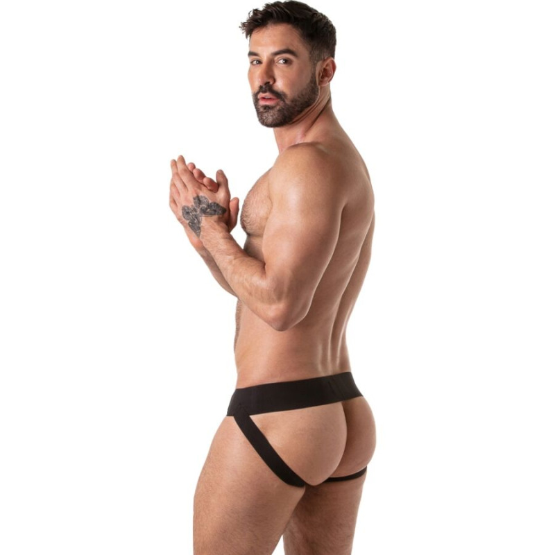 Locker gear - wide waistband jockstrap red l 1