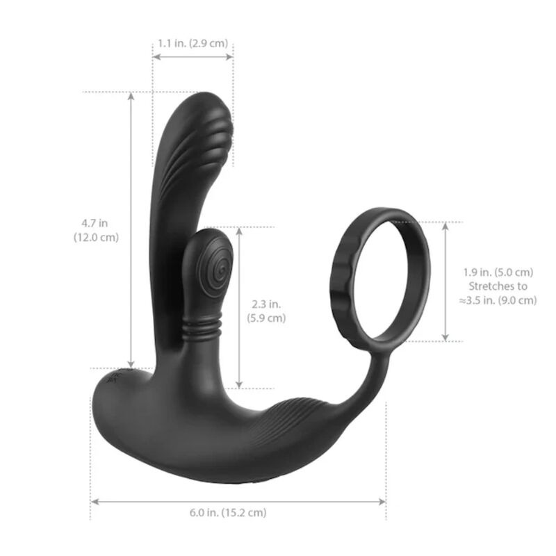 Anal fantasy elite - ass-gasm intimotion rechargeable anal & perineal stimulator 1
