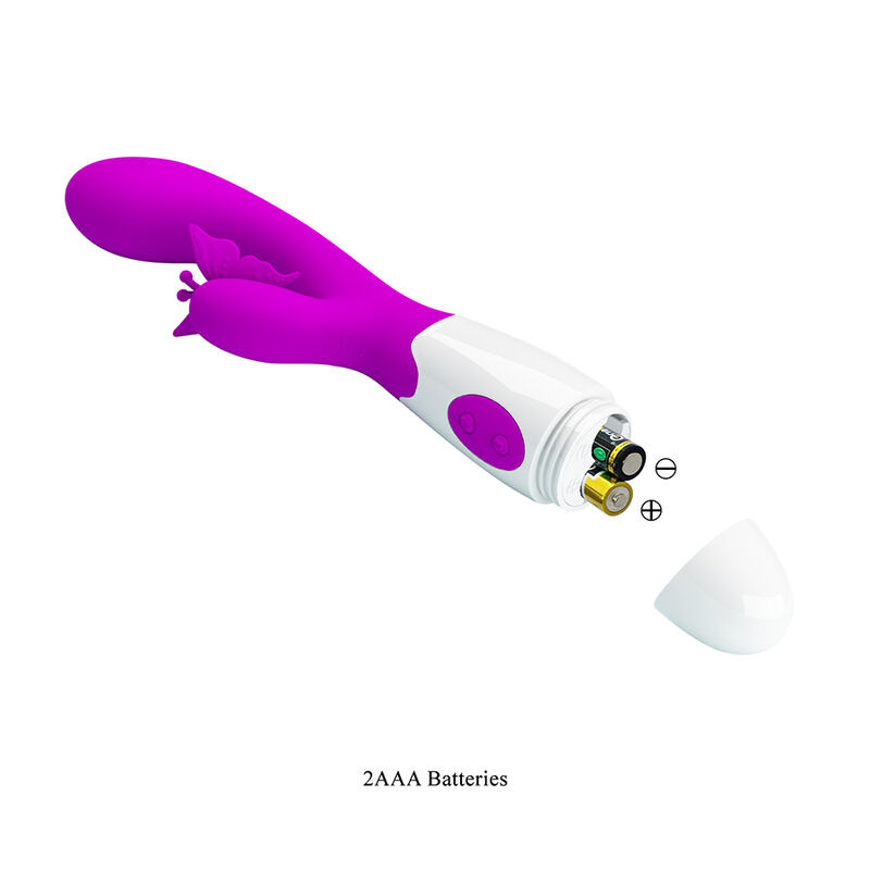 Pretty love - butterfly kiss 30 function rabbit vibrator purple 8